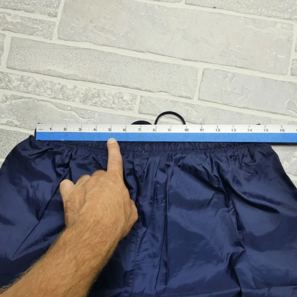 Vintage Nike Swim Trunks Mens XL Blue Grey‎ Tag Cargo Y2K Bathing Suit